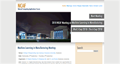 Desktop Screenshot of ncaf.org.uk